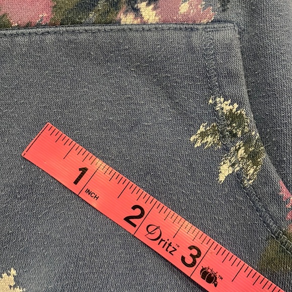 Gap Kids Girls Hooded Flowered Sweatshirt- Size Small - Picture 14 of 16